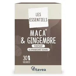 Vitavea Les Essentiels Tonifiant et Dynamisant sexuel Maca & Gingembre 30 gélules