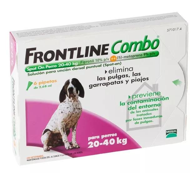 Frontline Combo Cão 20-40 kg 6 Pipetas