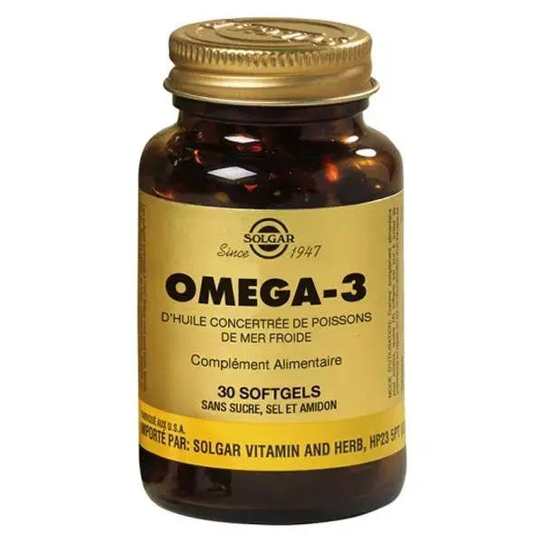 Solgar Omega 3 Integratore Alimentare 30 capsule