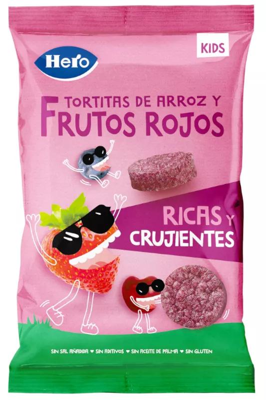 Hero Kids Snack Tortitas Frutos Rojos 40 gr