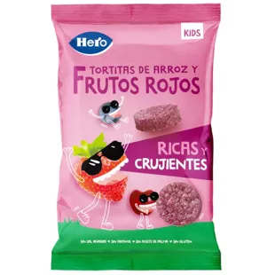 Hero Kids Snack Red Fruit Pancakes 40 gr