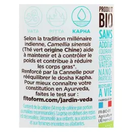 Jardin Veda Bienfaits d'Ayurveda Thé Vert & Cannelle Bio 60 gélules