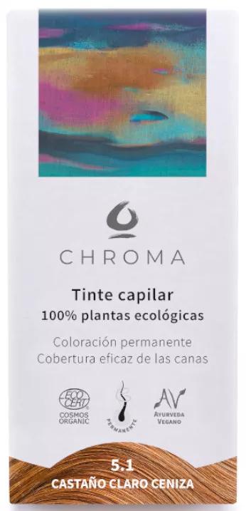 Chroma Natural Haarfärbemittel Hellbraun Asche 5.1 100 gr