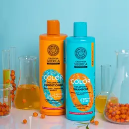 Natura Siberica Oblepikha O Shampoing Color à l'argousier cheveux colorés et méchés 400ml