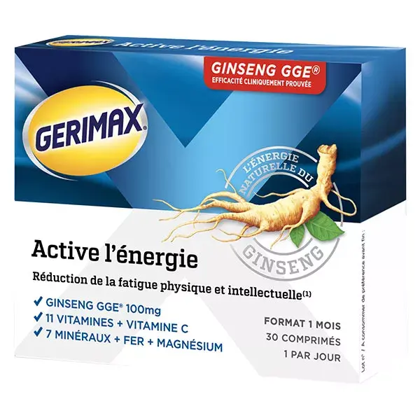 Gerimax Active Energie Adultes 30 comprimés