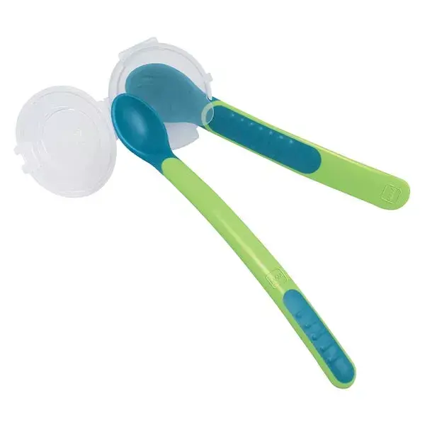MAM Blue Thermosensitive Spoons x 2 