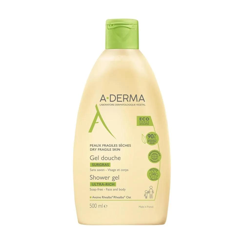 A-Derma Les Indispensables Gel Doccia Surgras 500 ml